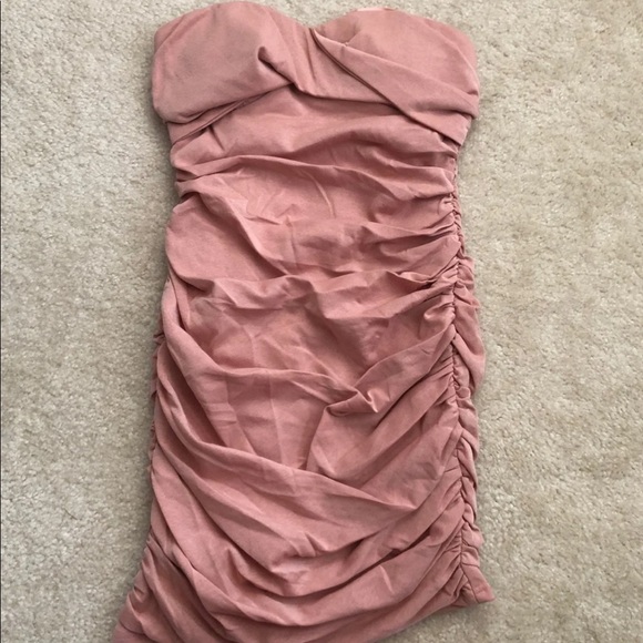 Pink Ruched Dress - Picture 3 of 3